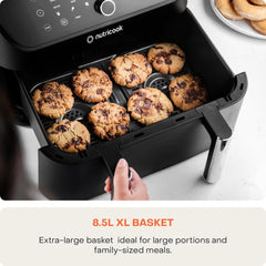 A Photo Of Nutricook Air Fryer Duo 2 Flexzone 8.5L - NC-AFD285