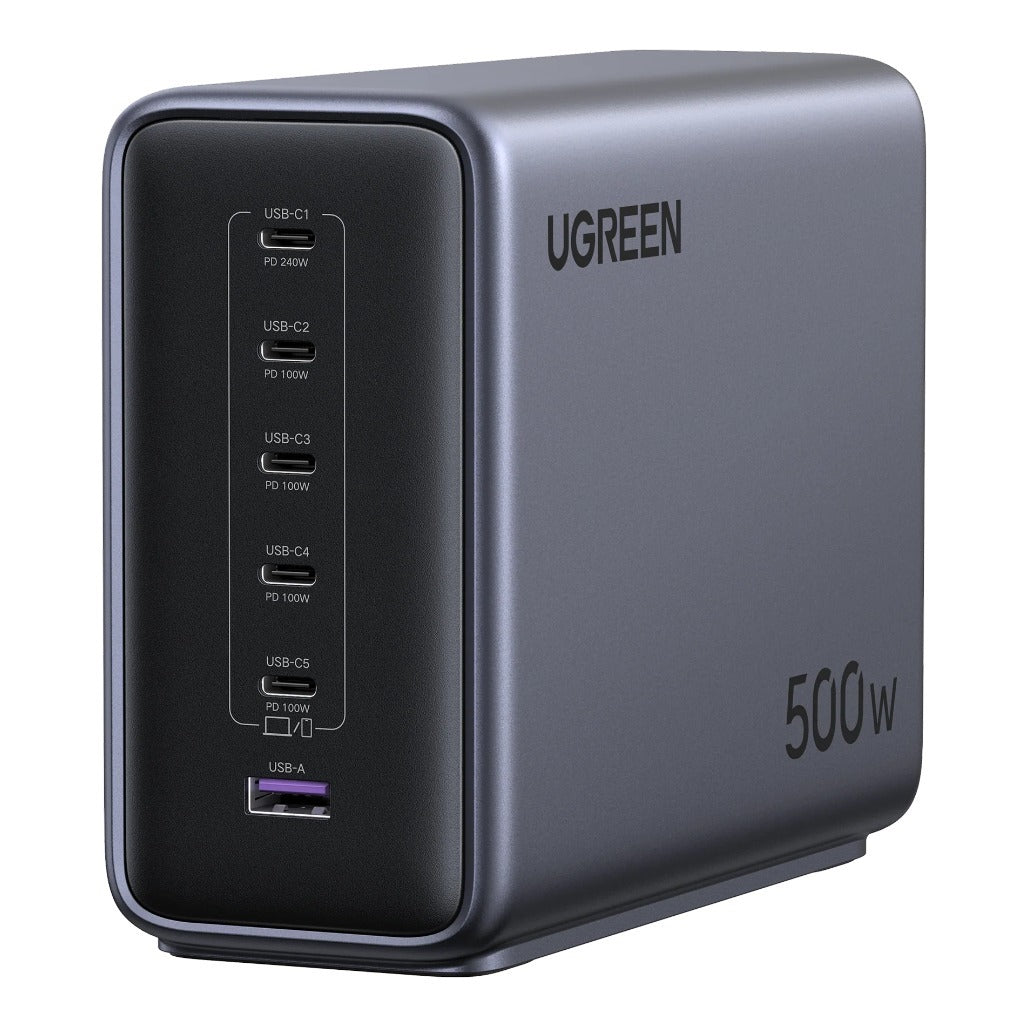 A Photo Of Ugreen Nexode 500W Desktop Charger - 6-Port GaN Power Station