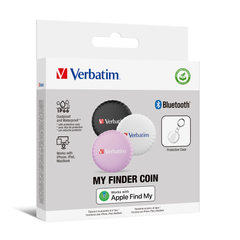 A Photo Of Verbatim My Finder Coin Bluetooth Tracker - 3 Pack