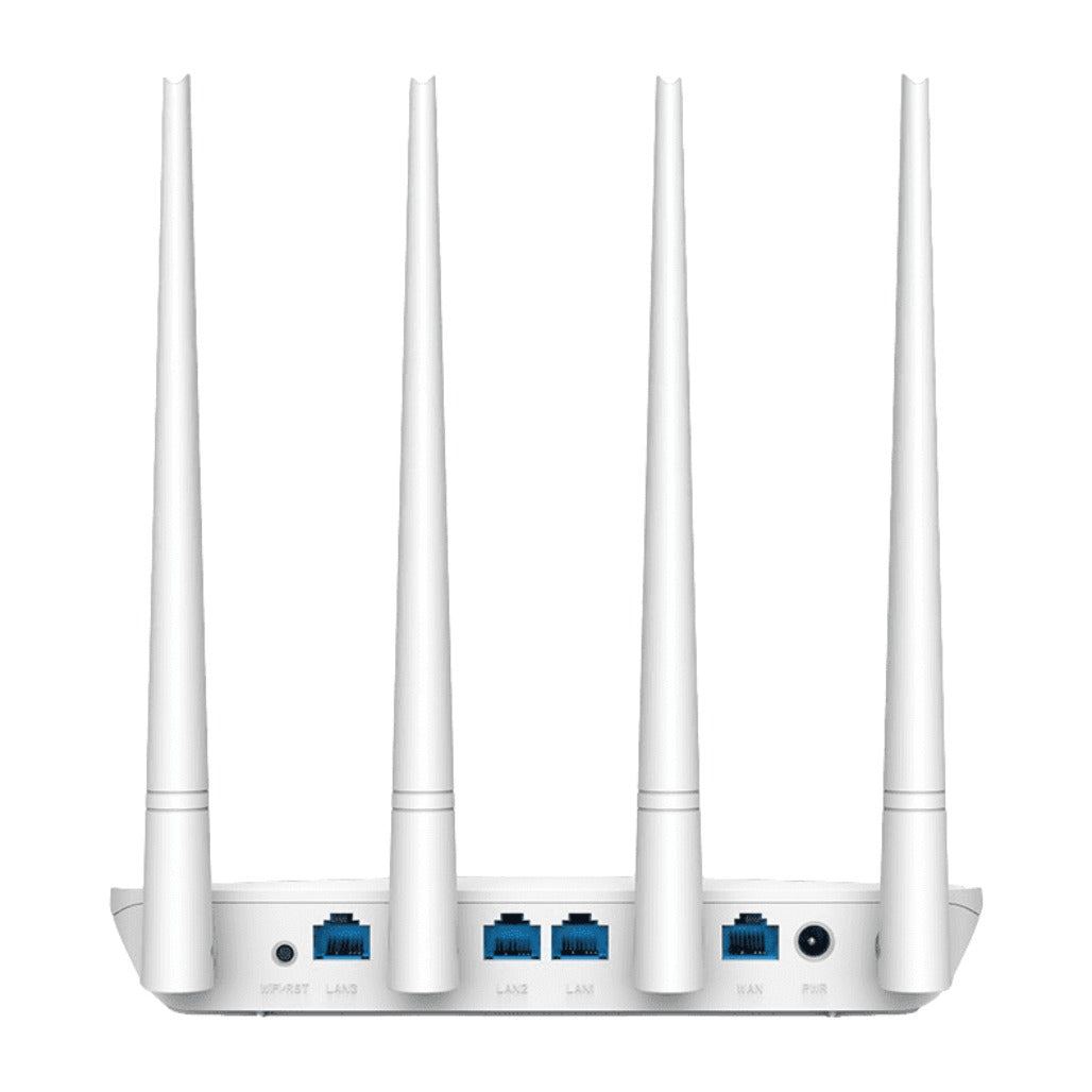 A Photo Of Tenda Router F6 - N300 - 2.4GHz - 4 Antennas