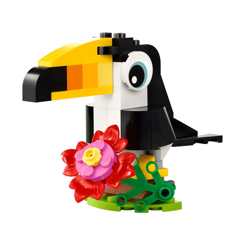 A Photo Of LEGO Creator 3-in-1 Tropical Toucan 59 Pieces - 30688