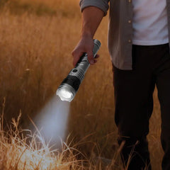 A Photo Of Green Lion Hunter Pro Portable Torch - Grey