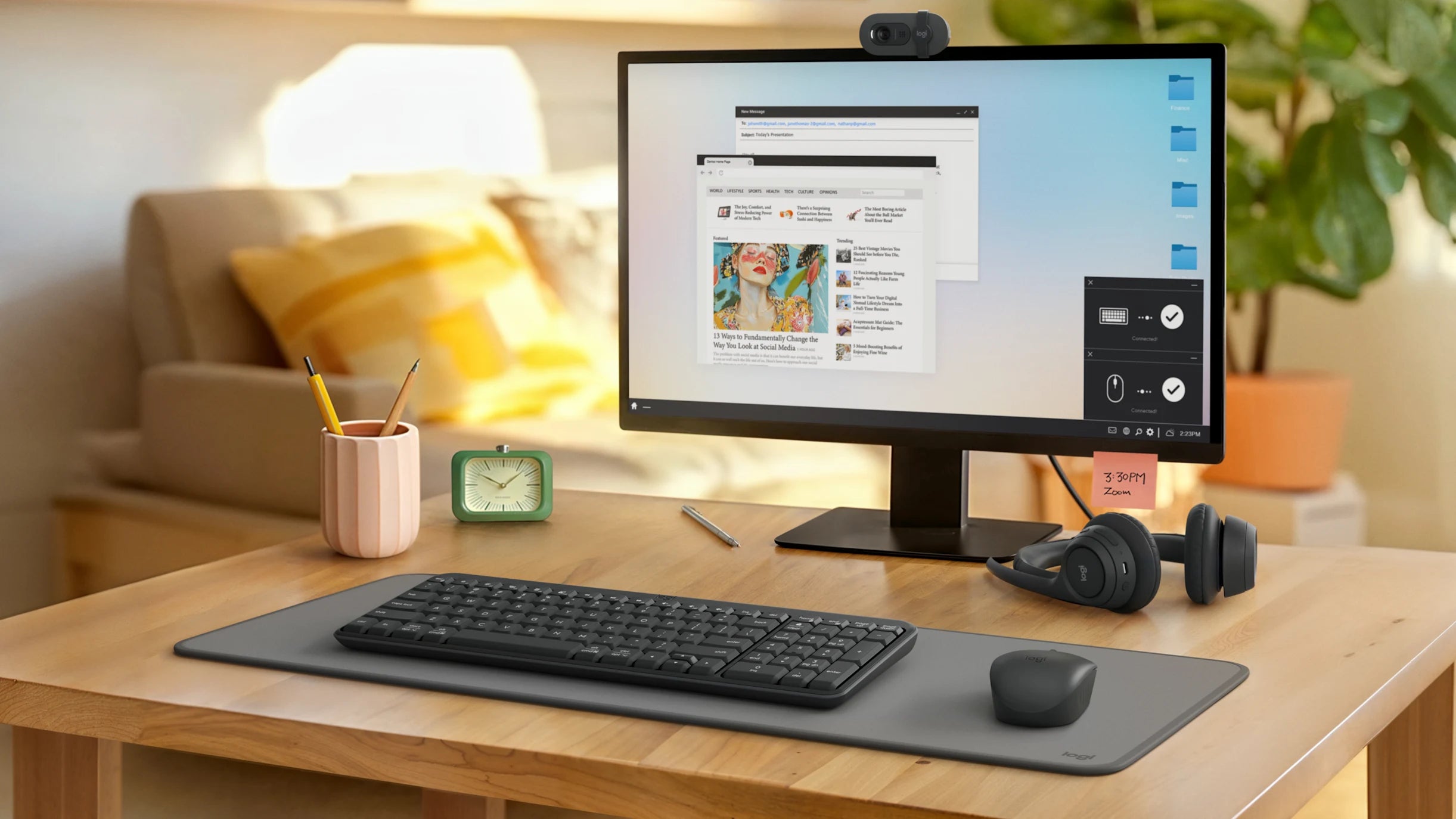 A Photo Of Logitech K250 Compact Bluetooth® Wireless Keyboard - 920-013463