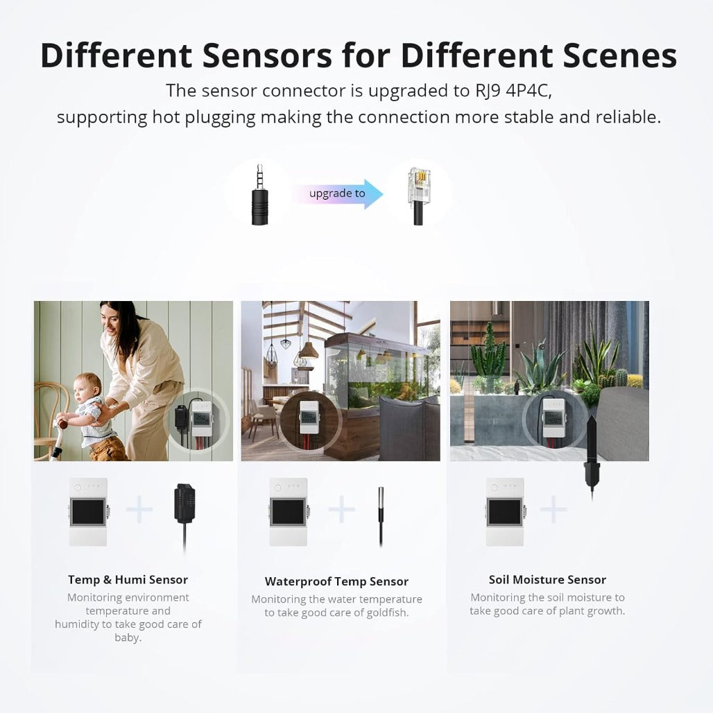 A Photo Of Sonoff TH Elite Temperature and Humidity Monitoring Switch - THR316