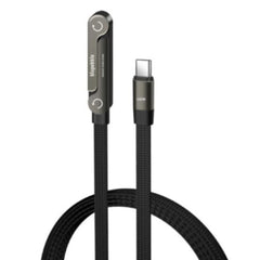 A Photo Of Blupebble POWERFLOW PD 240W USB-C to USB-C Flat Braided Cable
