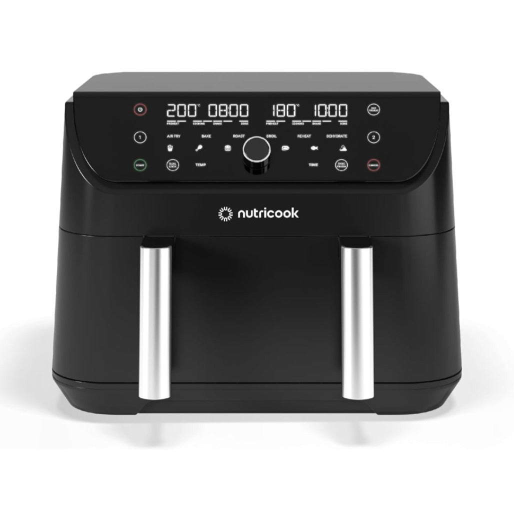 A Photo Of Nutricook Air Fryer Duo 2 Flexzone 8.5L - NC-AFD285