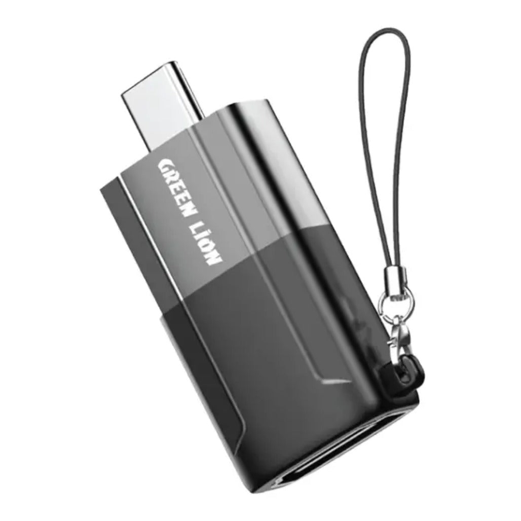 A Photo Of Green Lion Aluminum Alloy Shell Type C to HDMI Adapter - Black