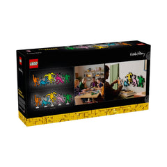 A Photo Of LEGO Art Keith Haring – Dancing Figures 1773 Pieces - 31216