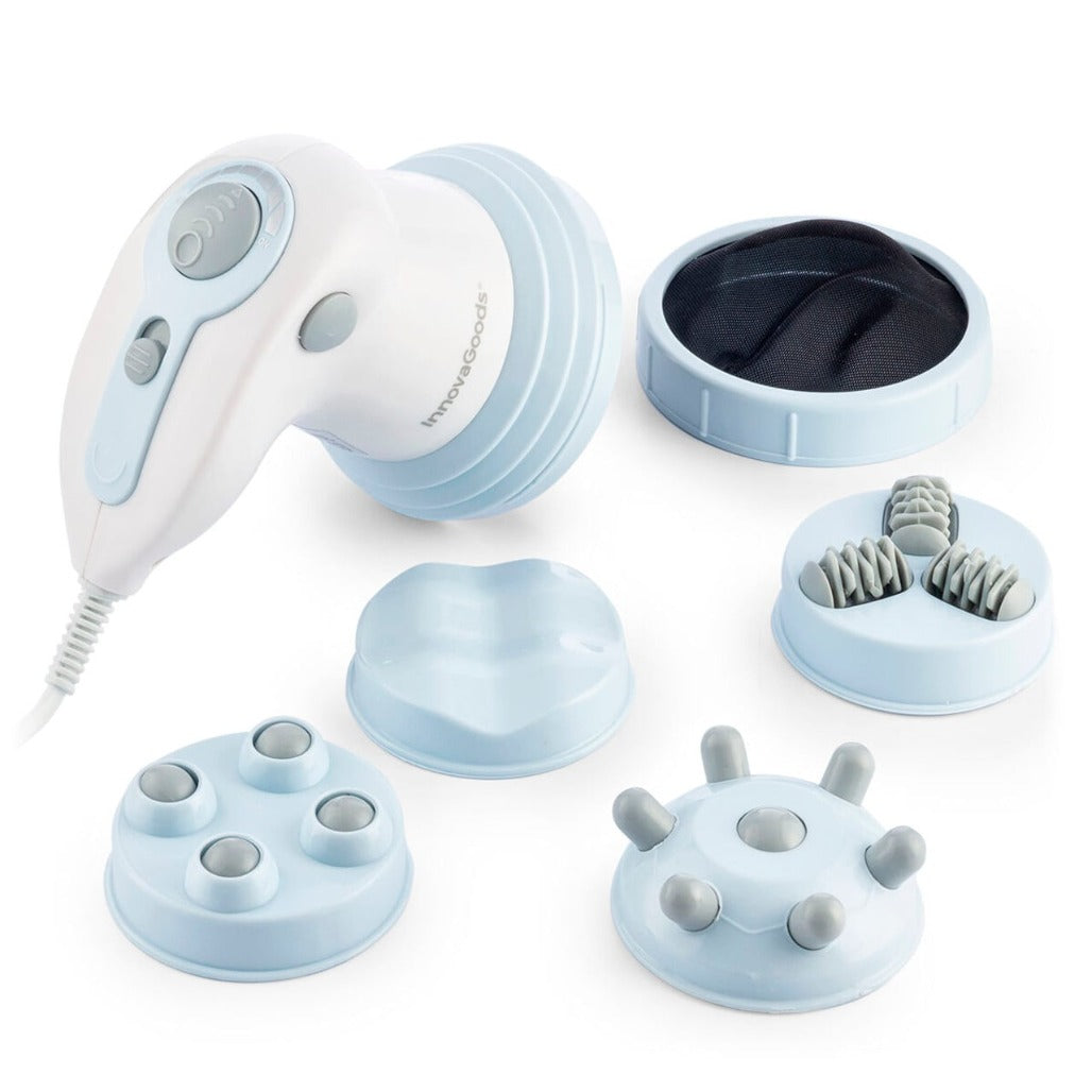 A Photo Of InnovaGoods 5-in-1 Vibrating Anti-cellulite Massager with Infrared Cellyred - V0103224