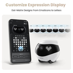 A Photo Of Enabot EBO Air 2 FamilyBot – 2K Home Security & Smart Pet Companion Robot