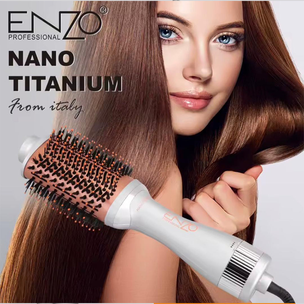 A Photo Of Enzo Hot Air Brush – Professional Hair Dryer