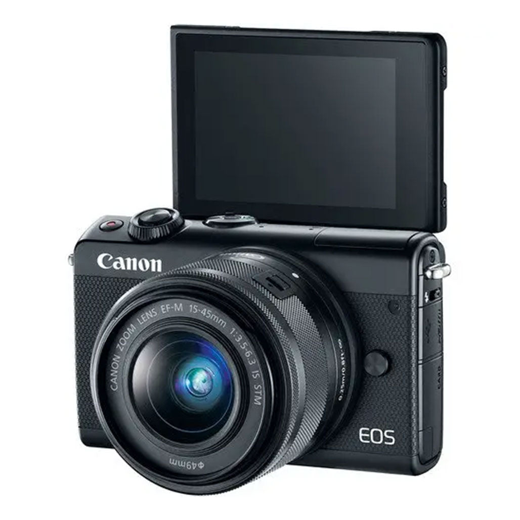 A Photo Of Canon EOS M100 - Mirrorless Digital Camera with 15-45mm Lens