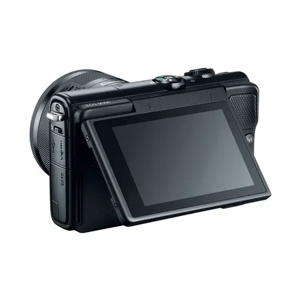 A Photo Of Canon EOS M100 - Mirrorless Digital Camera with 15-45mm Lens