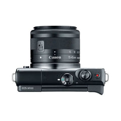 A Photo Of Canon EOS M100 - Mirrorless Digital Camera with 15-45mm Lens