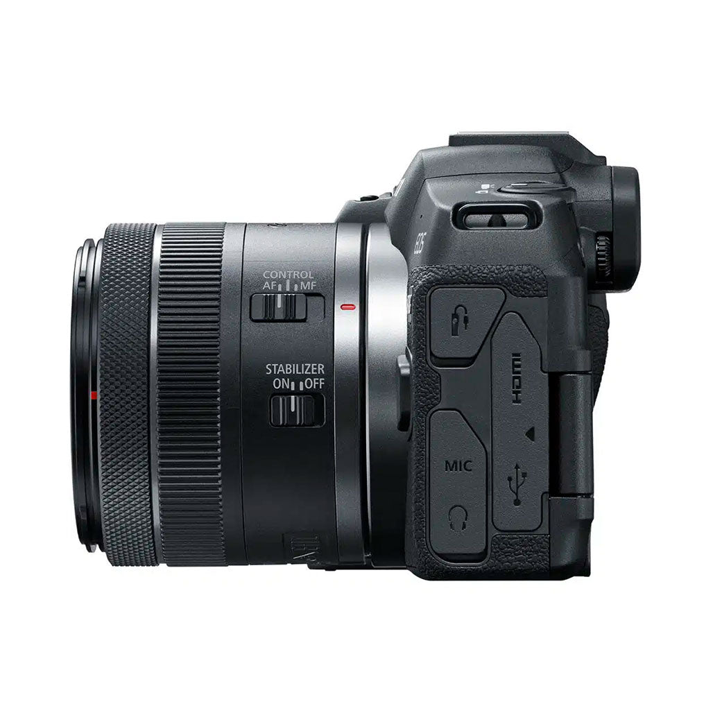 A Photo Of Canon EOS R8 - Mirrorless Camera with RF 24-50mm f/4.5-6.3 IS STM Lens