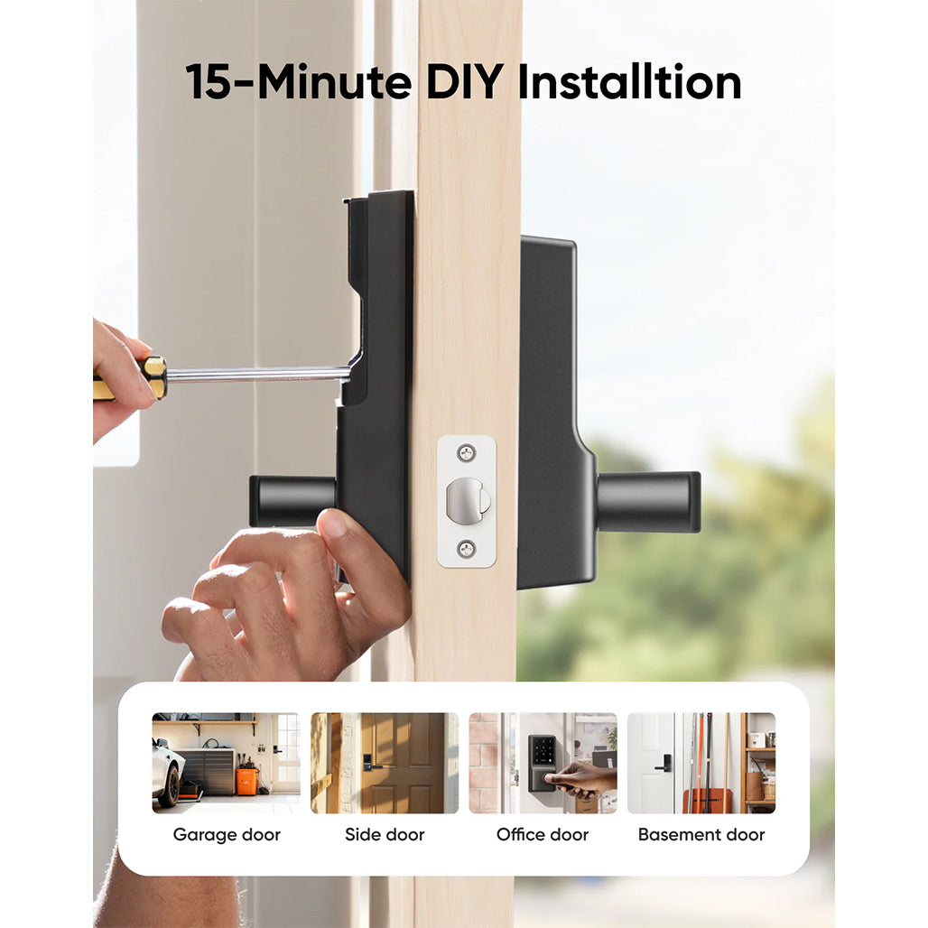 A Photo Of Eufy Smart Lock C33 – Wi-Fi Fingerprint Lever Lock