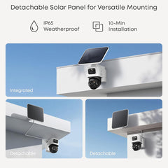 A Photo Of eufyCam S4 - 4K Triple-Lens Outdoor Security Camera