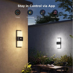 A Photo Of Govee Smart Outdoor Wall Light - H7078