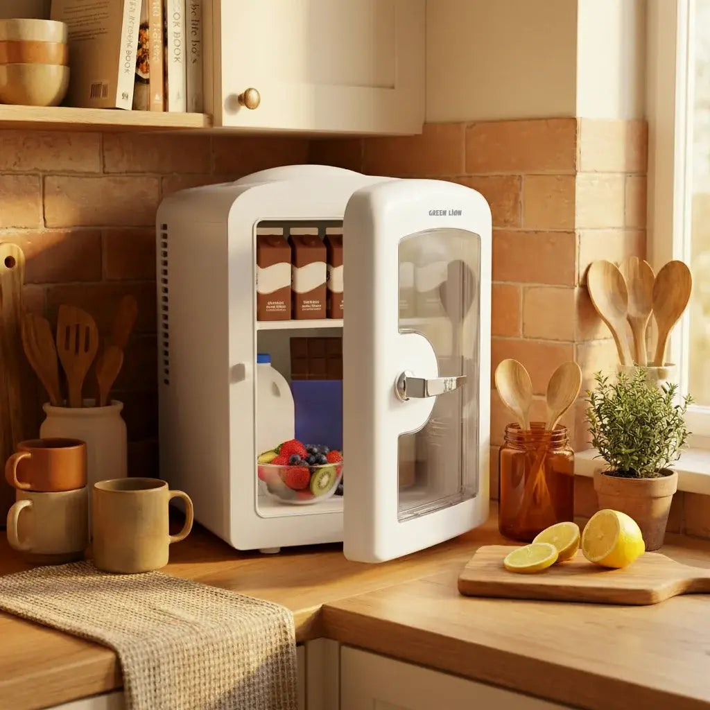 A Photo Of Green Lion GMF-65 Mini Fridge - White
