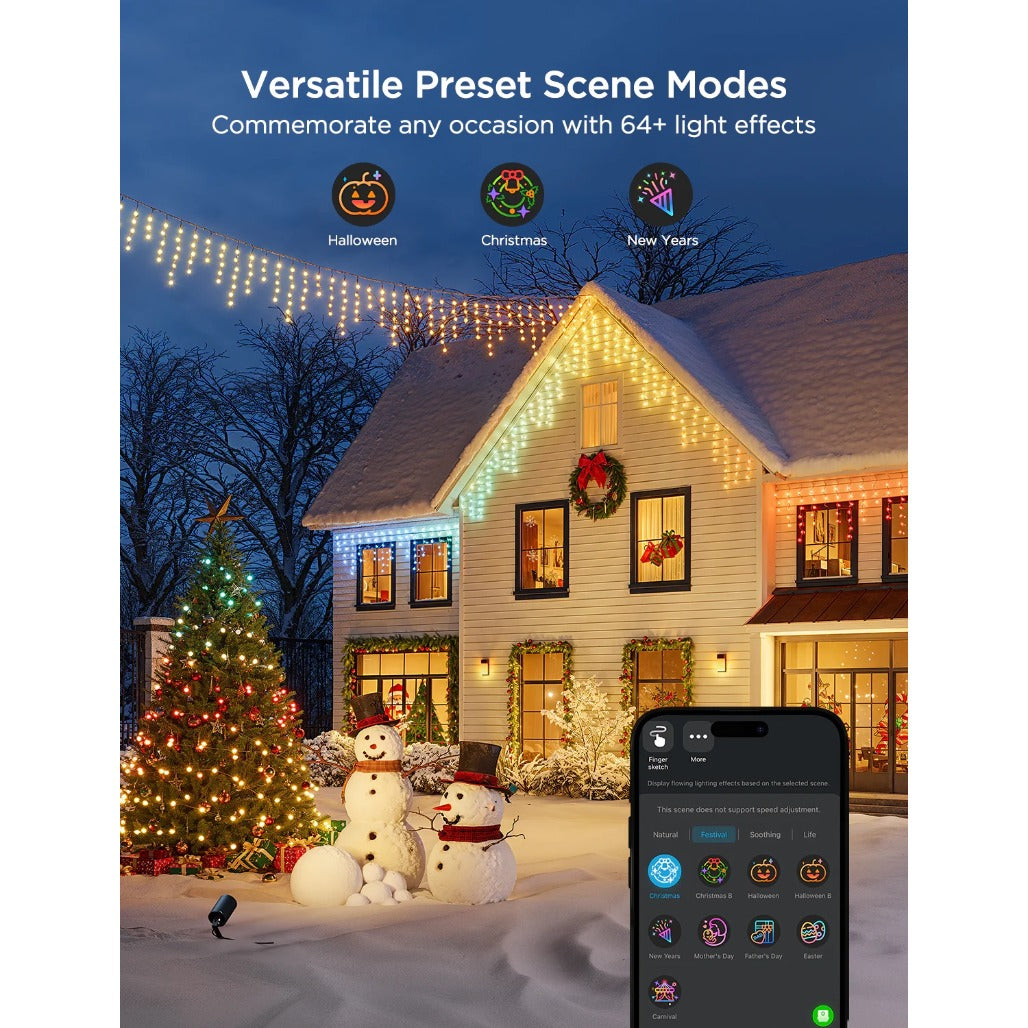 A Photo Of Govee Icicle Lights - H70D1