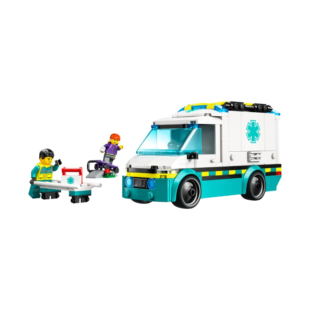 A Photo Of LEGO City Emergency Ambulance 184 Pieces - 60451