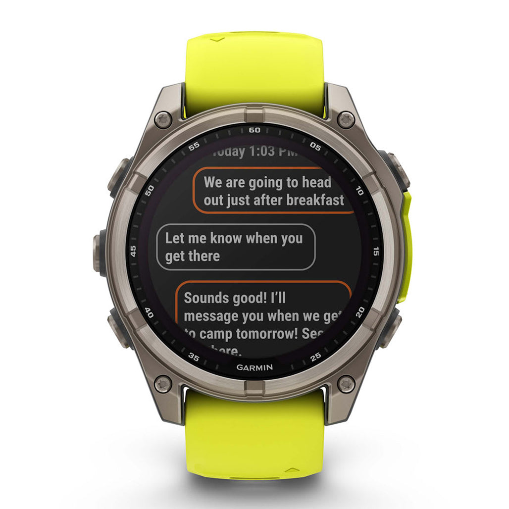 A Photo Of Garmin fēnix® 8 47mm Solar, Sapphire