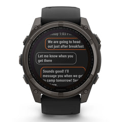 A Photo Of Garmin fēnix® 8 51mm Solar, Sapphire