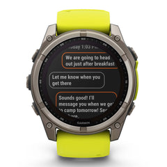 A Photo Of Garmin fēnix® 8 51mm Solar, Sapphire