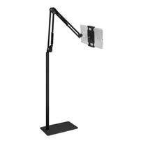 Floor Type Mobile Phone-Tablet Bracket for Devices 4-11" - Black