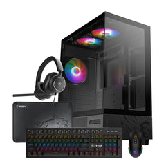 A Photo Of MSI Gaming Desktop: Core i5-14400 - 32GB RAM - 1TB SSD - RTX 5050 8GB - 3Years Warranty