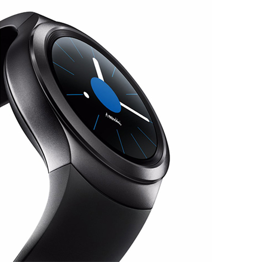 A Photo Of Samsung Galaxy Gear S2 - Smart Watch - Dark Gray
