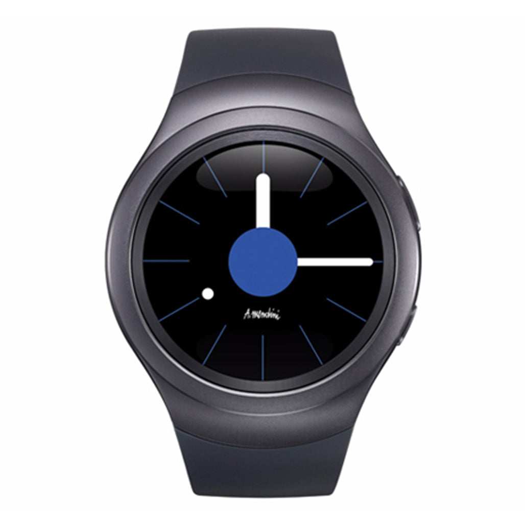 A Photo Of Samsung Galaxy Gear S2 - Smart Watch - Dark Gray
