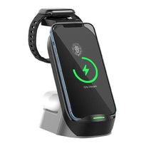 Green Lion 4 in 1 Fast Wireless Charger 15W - Black