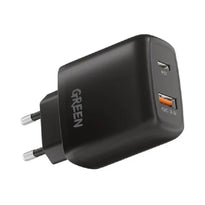 Green Lion Compact Wall Charger 20W EU Plug - Efficient and Durable Charging Solution