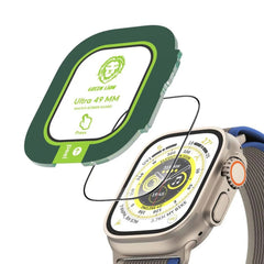 A Photo Of Green Lion Ultra HD Plus Glass For Apple Watch 49mm