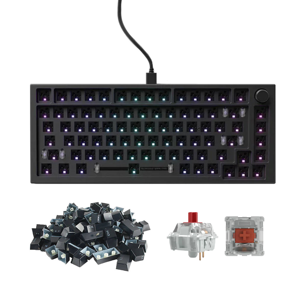 A Photo Of Glorious GMMK PRO Barebones 75% - Red Switch