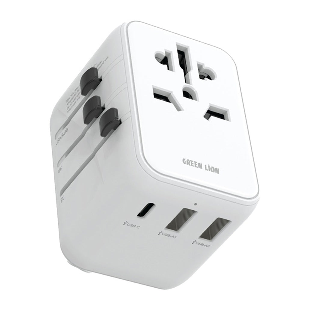 A Photo Of Green Lion 12W Universal Travel Adapter