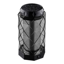 Green Lion Crystal Bakhour Incense Burner - Black | Compact and Portable Scent Diffuser