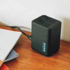 A Photo Of GoPro Dual Battery Charger for HERO13 Black – Includes 2 Enduro Batteries