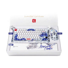 A Photo Of GravaStar Mercury K1 Pro Wireless Mechanical Gaming Keyboard & M1 Pro Mouse Combo – Blue Dragon Edition