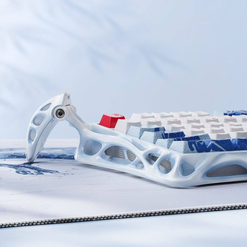 A Photo Of GravaStar Mercury K1 Pro Wireless Mechanical Gaming Keyboard & M1 Pro Mouse Combo – Blue Dragon Edition