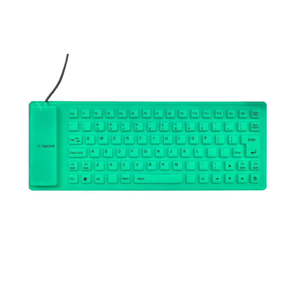 A Photo Of Flexible Wired keyboard