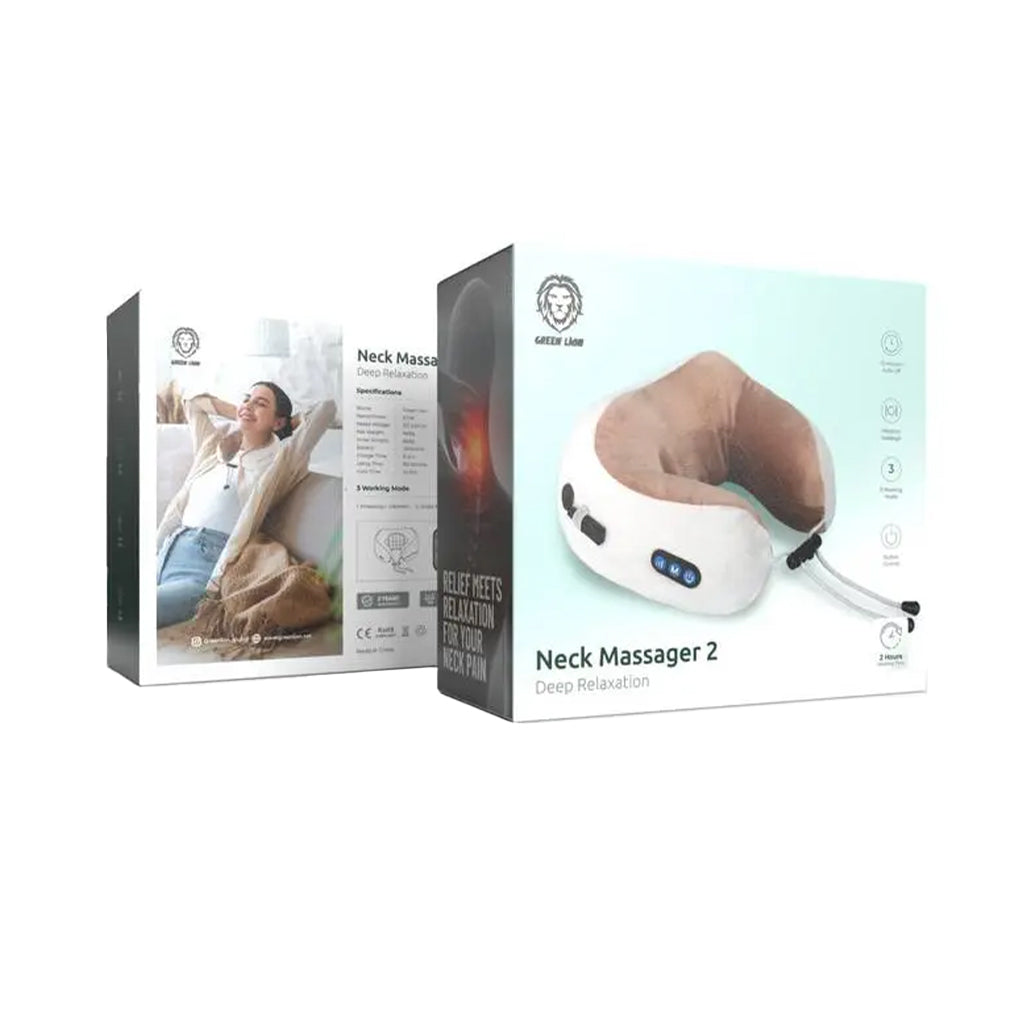 A Photo Of Green Lion Neck Massager 2 - GNNKMSSG2GY