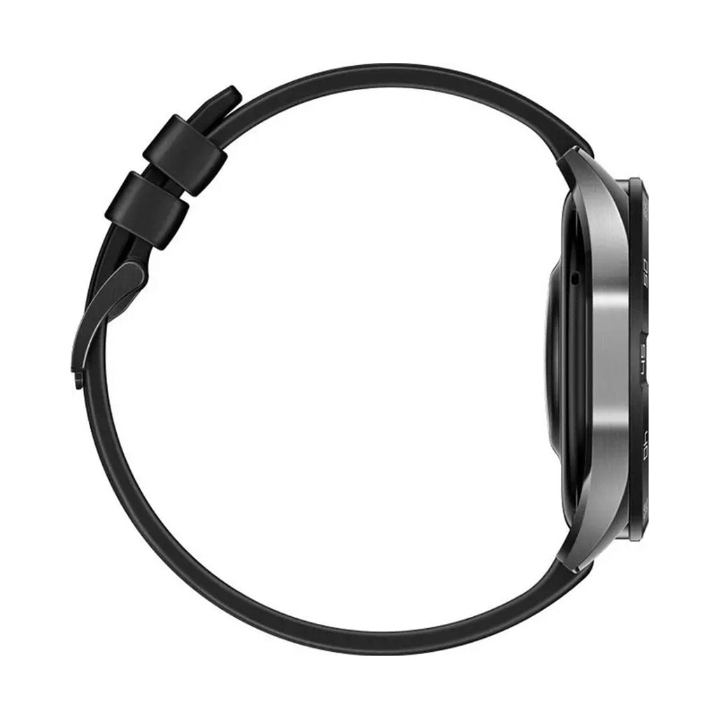 A Photo Of Huawei Watch GT4 46mm Black Fluoroelastomer Strap