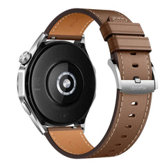 A Photo Of Huawei Watch GT4 46mm Brown Leather Strap