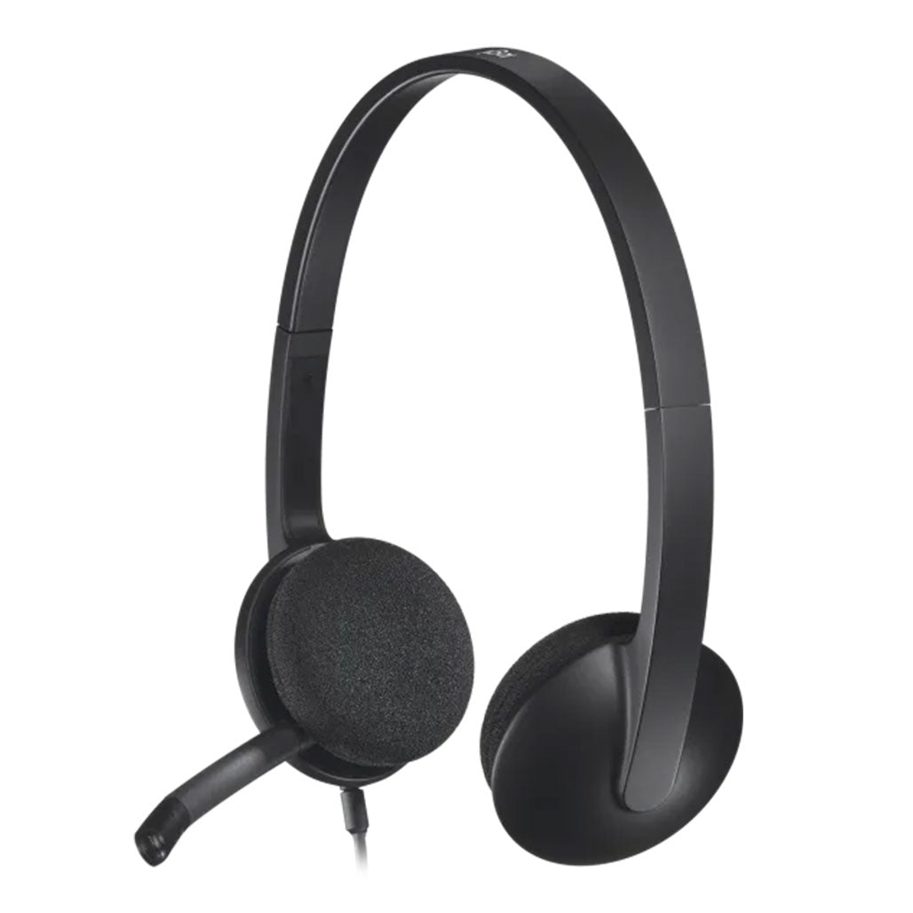 A Photo Of Logitech H340 USB Wired Headset - Comfortable and Clear Audio Solution