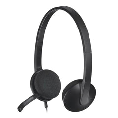 A Photo Of Logitech H340 USB Wired Headset - Comfortable and Clear Audio Solution