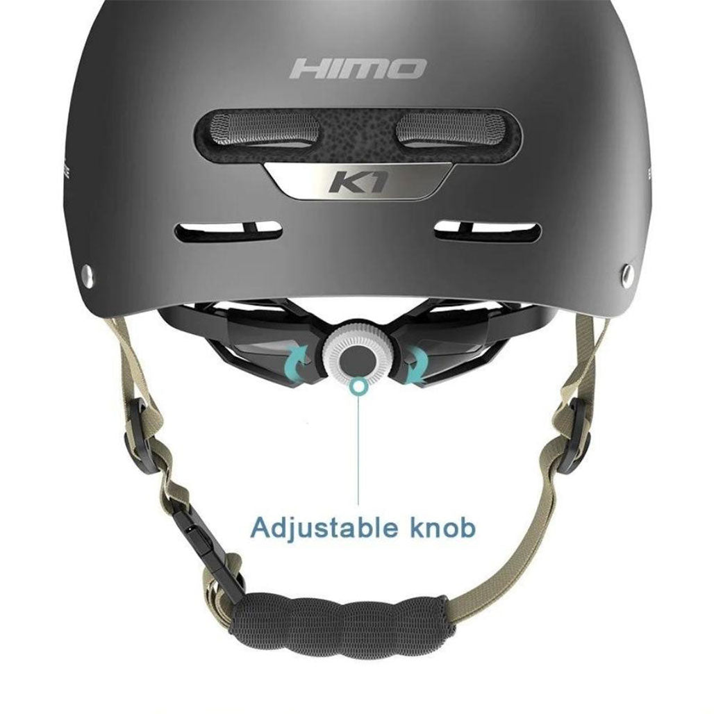 A Photo Of Himo K1 Helmet - Dark Gray