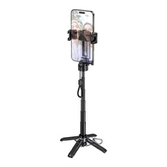 A Photo Of Hoco K27 Magic 3-in-1 Mini Tabletop Live Broadcast Phone Holder