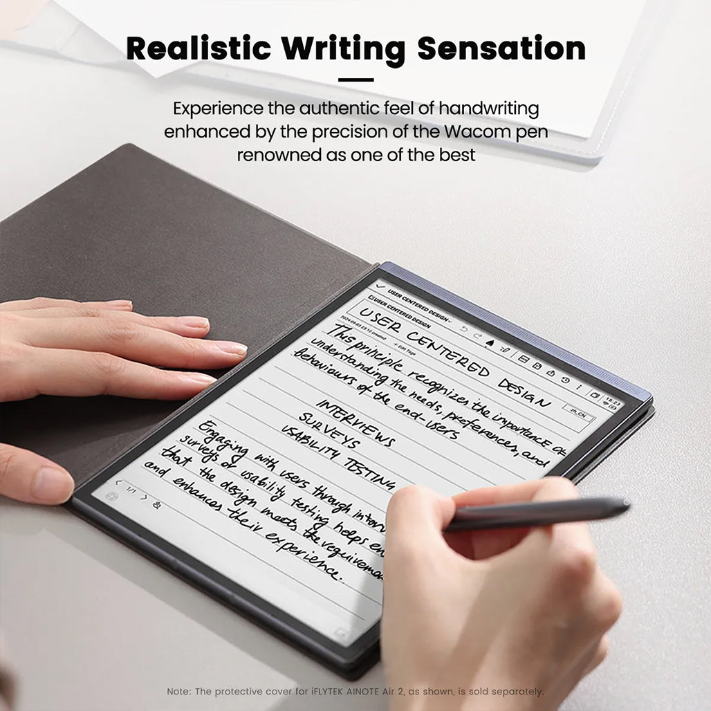 A Photo Of iFlytek AINOTE Air 2 Smart Digital Notebook – Real-Time Voice-to-Text Transcription, 14-Language Support, 8.2